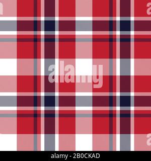 Klassisch Modern Tartan Tartan nahtlose Muster - Dies ist eine klassische Plaid, kariert, Tartan Muster geeignet für T-Shirt Druck, Gewebe, Textilien Stock Vektor