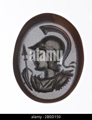 VZ: Büste reifer Frauen links, Kopf und Profil, Brust mit Gurtzeug in 3 Stockfoto