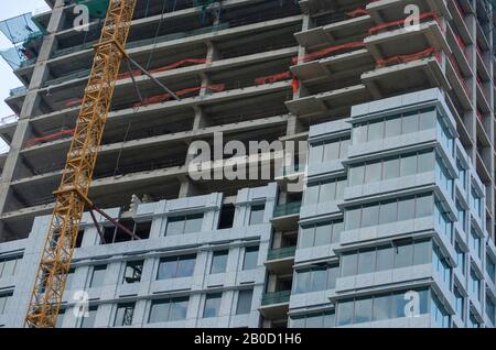 Bau des Big Building Stockfoto