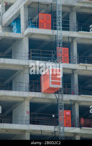 Bau des Big Building Stockfoto