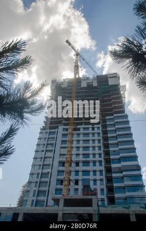 Bau des Big Building Stockfoto