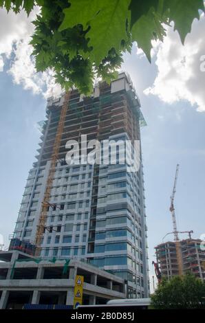 Bau des Big Building Stockfoto