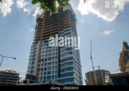 Bau des Big Building Stockfoto