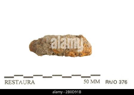 Fragmentstreifen, Fragmentstreifen, Eisen, 3,3 x 1,2 cm, x, Niederlande, Utrechter, Wijk bij Duurstede, Wijk bij Duurstede, Dorestad Stockfoto