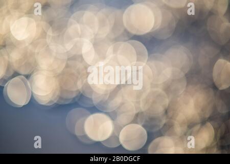 Zusammenfassung Hintergrund der weichen cremigen Bokeh kreisen. Stockfoto