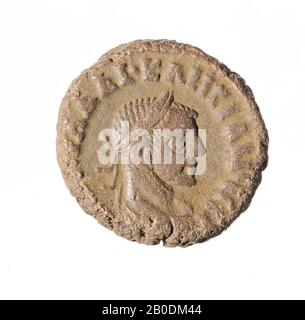 Ägypten, Münze, Tetradrachm, Diokletian, Metall, Billion, Diam., 18 mm, WT., 8,52 gr, Griechisch-römische Zeit, römische Kaiserzeit 288-2889, Ägypten Stockfoto