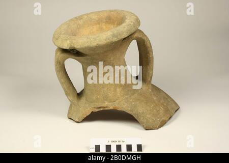 Niederländische Römerzeit, Amphora, Fragment, Steingut, 31 x 23,5 x 24,5 cm, roman, Niederlande, Utrechter, Bunnik, Vechten Stockfoto