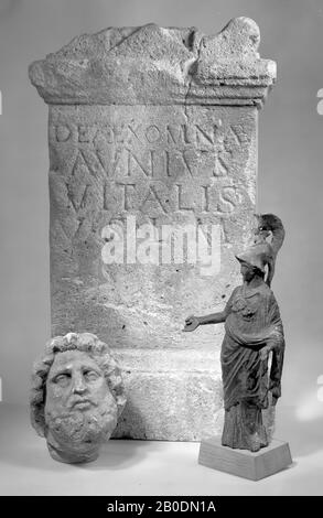 Niederlande Römerzeit, Altar, Stein, Kalkstein, Höhe, 44,5 cm Stockfoto