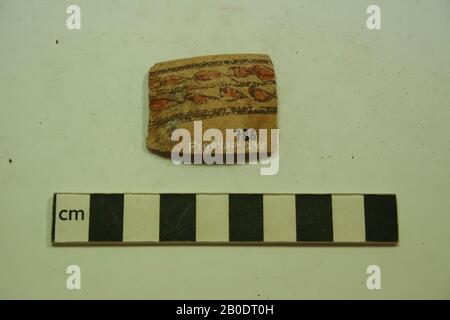 Ägypten, Schard, Steingut, 4 x 3 cm dick 3 mm, Meroitische Periode, 2. Bis 4. Jahrhundert A.D, Ägypten Stockfoto