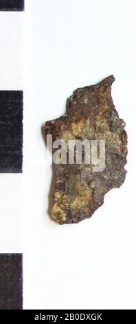 Old Europe, Fragment, Metall, Eisen, 1,8 x 1,0 x 0,2 cm, Standort, Frankreich, Amiens Stockfoto