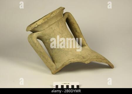 Niederländische Römerzeit, Amphora, Fragment, Steingut, 25,5 x 19,5 x 36 cm, roman, Niederlande, Utrechter, Bunnik, Vechten Stockfoto