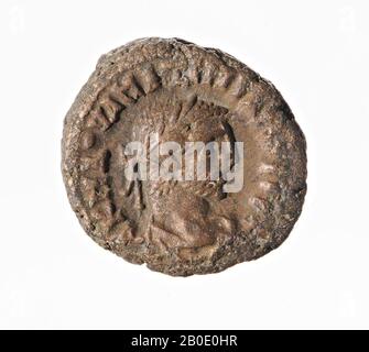 Ägypten, Münze, Tetradrachm, Maximian, Metall, Billion, Diam., 18 mm, WT., 7,69 gr, Griechisch-römische Zeit, römische Kaiserzeit 287-288, Ägypten Stockfoto