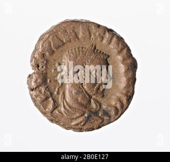 Ägypten, Münze, Tetradrachm, Maximian, Metall, Billion, Diam., 18 mm, WT., 7,90 gr, Griechisch-römische Zeit, römische Kaiserzeit 288-2889, Ägypten Stockfoto