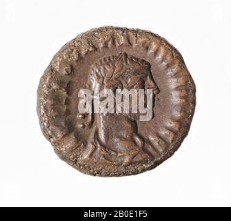 Ägypten, Münze, Tetradrachm, Maximian, Metall, Billion, Diam., 19 mm, WT., 8,78 gr, Griechisch-römische Zeit, römische Kaiserzeit 285-286, Ägypten Stockfoto