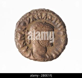 Ägypten, Münze, Tetradrachm, Maximian, Metall, Billion, Diam., 18 mm, WT., 8,25 gr, Griechisch-römische Zeit, römische Kaiserzeit 286-2887, Ägypten Stockfoto