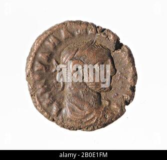 Ägypten, Münze, Tetradrachm, Maximian, Metall, Billion, Diam., 18 mm, WT., 6,53 gr, Griechisch-römische Zeit, römische Kaiserzeit 286-2887, Ägypten Stockfoto