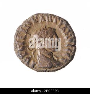 Ägypten, Münze, Tetradrachm, Diokletian, Metall, Billion, Diam., 19 mm, WT., 8,54 gr, Griechisch-römische Zeit, römische Kaiserzeit 287-288, Ägypten Stockfoto