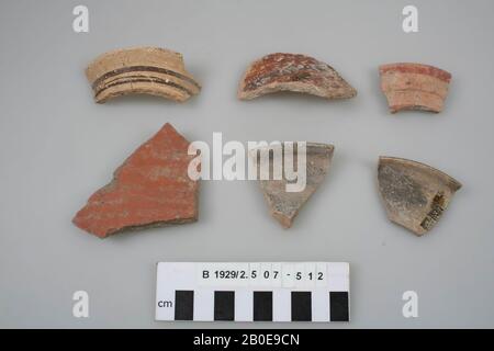 Uralter Naher Osten, Geschirr, Steingut, W 5 cm, hellenistische Periode 332 - 63 v. Chr., Palästina Stockfoto