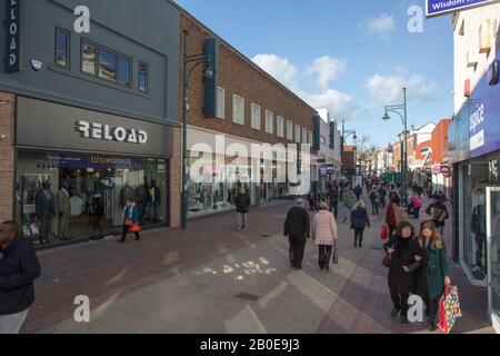 High Street, Chatham, Kent. Stockfoto