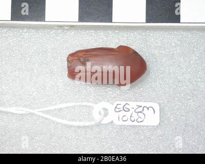 Ägypten, Amulett, Tier, Hornhaut, Länge, 2,4 cm, Lage, Ägypten Stockfoto