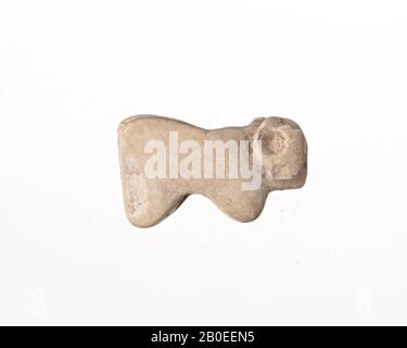 Figurine, Zierde, Stein, Kalksteine, L 1 cm, H 1,9 cm, Iran Stockfoto