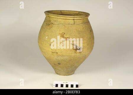 Niederländische Römerzeit, Urne, Steingut, h, 27,5 cm, Durchm, 23,9 cm, roman, Deutschland Stockfoto