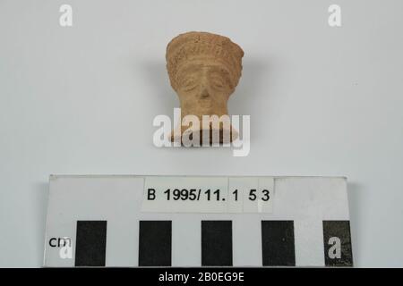 Uralter Naher Osten, Figurine, Steingut, L 3,5 cm, Lage, Irak Stockfoto