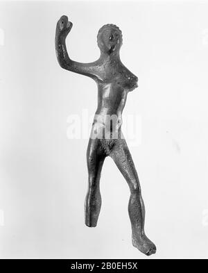 Klassisches Altertum, Staatuette, Bronze, 10,5 x CA. 4 x ca. 2 cm, Lage, Italien Stockfoto