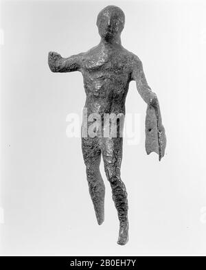 Klassische Altertümer, Statuette, Bronze, 10,4 x 5,4 x 2,5 cm Stockfoto