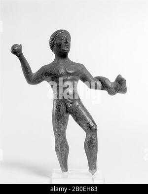 Klassische Altertümer, Statuette, Bronze, 11,5 x 8,7 x 3 cm Stockfoto