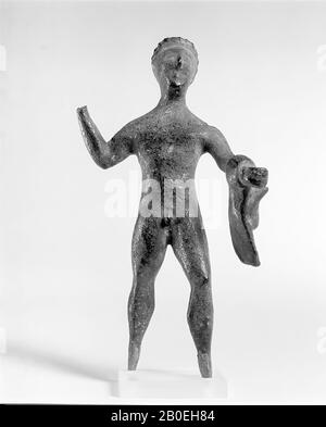 Klassische Altertümer, Statuette, Bronze, 10,5 x 6 x 2,5 cm Stockfoto