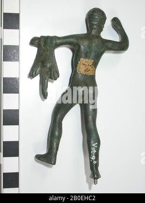 Klassische Altertümer, Statuette, Bronze, 10,5 cm, Lage, Italien Stockfoto