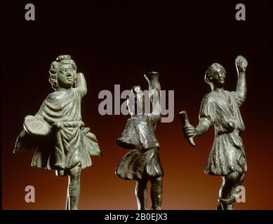 Klassische Antike, Staatuette, Bronze, 10 cm, 0-100, Italien Stockfoto