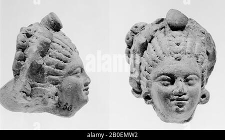 Figurine, Fragment, Kopf, Steingut, Terrakotta, 5 cm, Roman 50 Stockfoto