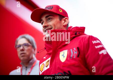 Montemelò, Barcelona - Spanien. Februar 2020. Formel-1-Vorsaisontest 2020. Februar 2020. Charles Leclerc von Monaco und der Scuderia Ferrari während des zweiten Tages des F1 Winter Testing Credit: Marco Canoniero/Alamy Live News Stockfoto