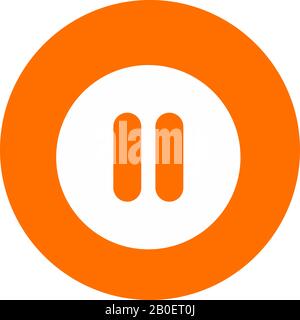 Einfaches UI Glyph Symbol Design Image. Kann auch für die Benutzeroberfläche verwendet werden. Geeignet für mobile Apps, Web-Apps und Printmedien. Stockfoto