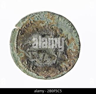 Die niederländische Römerzeit, Münze, Dupondius, Trajan, Metall, Kupfer, Diam., 27 mm, WT., 12,08 gr, roman 103-111, Niederlande, Gelderland, Nijmegen, Nijmegen Stockfoto