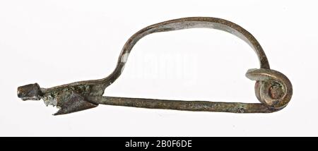 Fibula, Metall, Bronze, roman, Niederlande, Gelderland, Nijmegen, Nijmegen Stockfoto