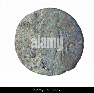 Klassische Antike, Münze, Esche, Claudius I., Metall, Kupfer, Diam., 27 mm, WT., 9,42 gr, roman 41-54, Italien Stockfoto