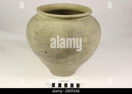 Die niederländische Römerzeit, Urne, Steingut, h, 23,5 cm, Diam, 26 cm, roman, Niederlande, Gelderland, Nijmegen, Nijmegen Stockfoto