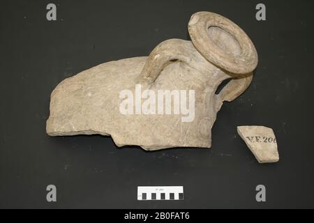 Niederländische Römerzeit, Amphora, Fragment, Steingut, 40 x 29 x 39 cm, Roman, Niederlande, Utrechter, Bunnik, Vechten Stockfoto