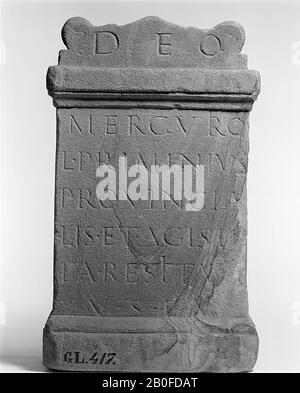 Niederländische Römerzeit, Altar, Stein, 38 x 23 x 13 cm, roman, Deutschland Stockfoto