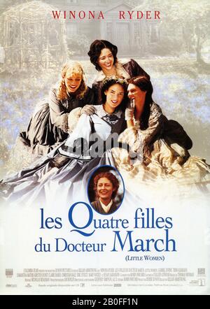 Kleines Frauenjahr: 1994 USA-Direktorin: Gillian Armstrong Winona Ryder, Trini Alvarado, Kirsten Dunst, Claire Danes, Susan Sarandon Poster (fr) Stockfoto
