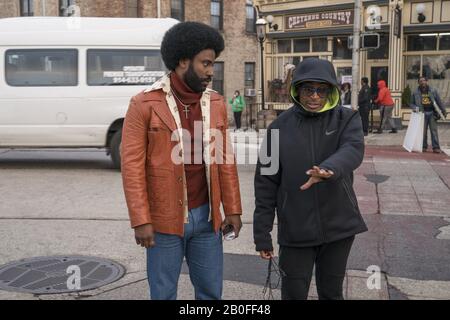 BlackkKlansman Jahr: 2018 USA Director: Spike Lee John David Washington, Spike Lee Shooting Picture Stockfoto