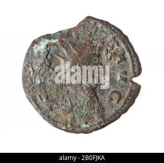 Klassische Antike, Münze, Antoninianus, Gallienus, Metall, Kupfer, Diam., 21 mm, WT., 4,33 gr, roman 260-268 Stockfoto