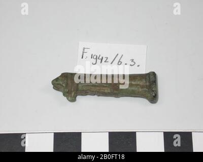 Statue, Anubis, stehend, Amulett, gott, Faienz, 4 cm, Ägypten Stockfoto