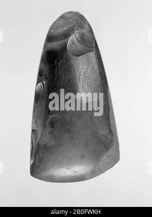 AX aus braunem Feuerstein, Axt, Stein, Feuerstein, Länge: 10,2 cm, prähistorische -4000 Stockfoto