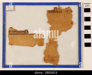 Ägypten, Manuskript, hieratisch, Papyrus, 15 x 18 cm, Griechisch-römische Zeit, Pptolemäerzeit, Ägypten Stockfoto