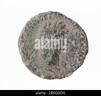 Klassische Antike, Münze, Esche, Domitian, Metall, Kupfer, Diam., 26 mm, WT., 8,24 g, roman 84-96 Stockfoto