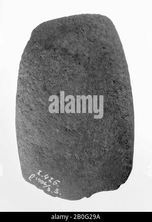 Polierte Axt, Axt, Stein, Länge: 8,8 cm, prähistorische -4000 Stockfoto